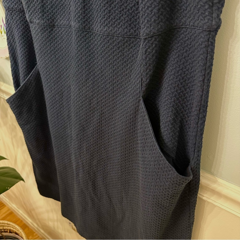 Lands End Navy Blue Sheath Dress Size 22W Classic Nautical Wedding Office Resort - Picture 3 of 10